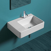 Simas Top e lavabi d'Arredo Раковина подвесная 65х45 см, 1 отверстие под смес., цвет: белый глянц. QU65D*1 bi