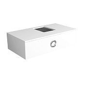 Simas Henges Тумба под раковину, подвесная 100х52х27h см, 1 ящик, цвет: bianco lucido HEM01 bianco lucido