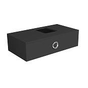 Simas Henges Тумба под раковину, подвесная 100х52х27h см, 1 ящик, цвет: nero matt HEM01 nero matt
