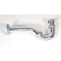 Ideal Standard No Suite Defined Сифон для биде трубчатый 1 1/4", цвет: chrome A2307AA