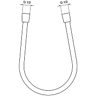 Ideal Standard Idealrain Душевой шланг 175 см, цвет: magnetic grey A4109A5