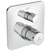 Ideal Standard Tonic II Термостат для душа втраиваемый, внешняя часть, цвет: chrome A6345AA