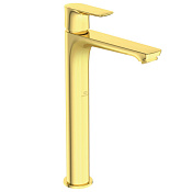 Ideal Standard Connect Air Смеситель для раковины, без д/к, высота излива 24 см, цвет: brushed gold A7027A2