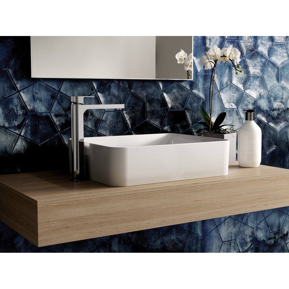 Ideal Standard Edge Смеситель для раковины, без донного клапана, высота излива 24 см, цвет: chrome A7114AA