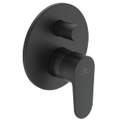 Ideal Standard Cerafine O Смеситель для душа встраиваемый, с встраиваемой частью, цвет: silk black A7193XG