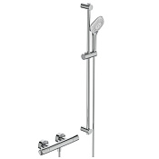 Ideal Standard Ceratherm T100 Термостат для душа с лейкой, штангой 86,5 см и шлангом, цвет: chrome A7235AA