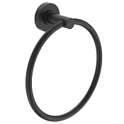 Ideal Standard Iom Полотенцедержатель подвесной кольцевой, латунь, цвет: silk black A9130XG