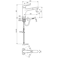 Ideal Standard Ceraplan III Смеситель для кухни, цвет: chrome B0956AA