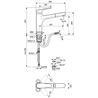 Ideal Standard Ceraplan III Смеситель для кухни, цвет: chrome B0958AA