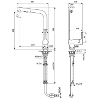 Ideal Standard Ceralook Смеситель для кухни, цвет: chrome BC178AA