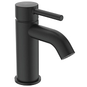 Ideal Standard Ceraline Смеситель для раковины, д/к, высота излива 7,6 см, цвет: silk black BC193XG