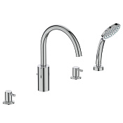 Ideal Standard Ceraline Смеситель на борт ванны, с вытяжной лейкой, цвет: chrome BC198AA