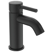 Ideal Standard Ceraline Смеситель для раковины, без д/к, высота излива 7,6 см, цвет: silk black BC268XG