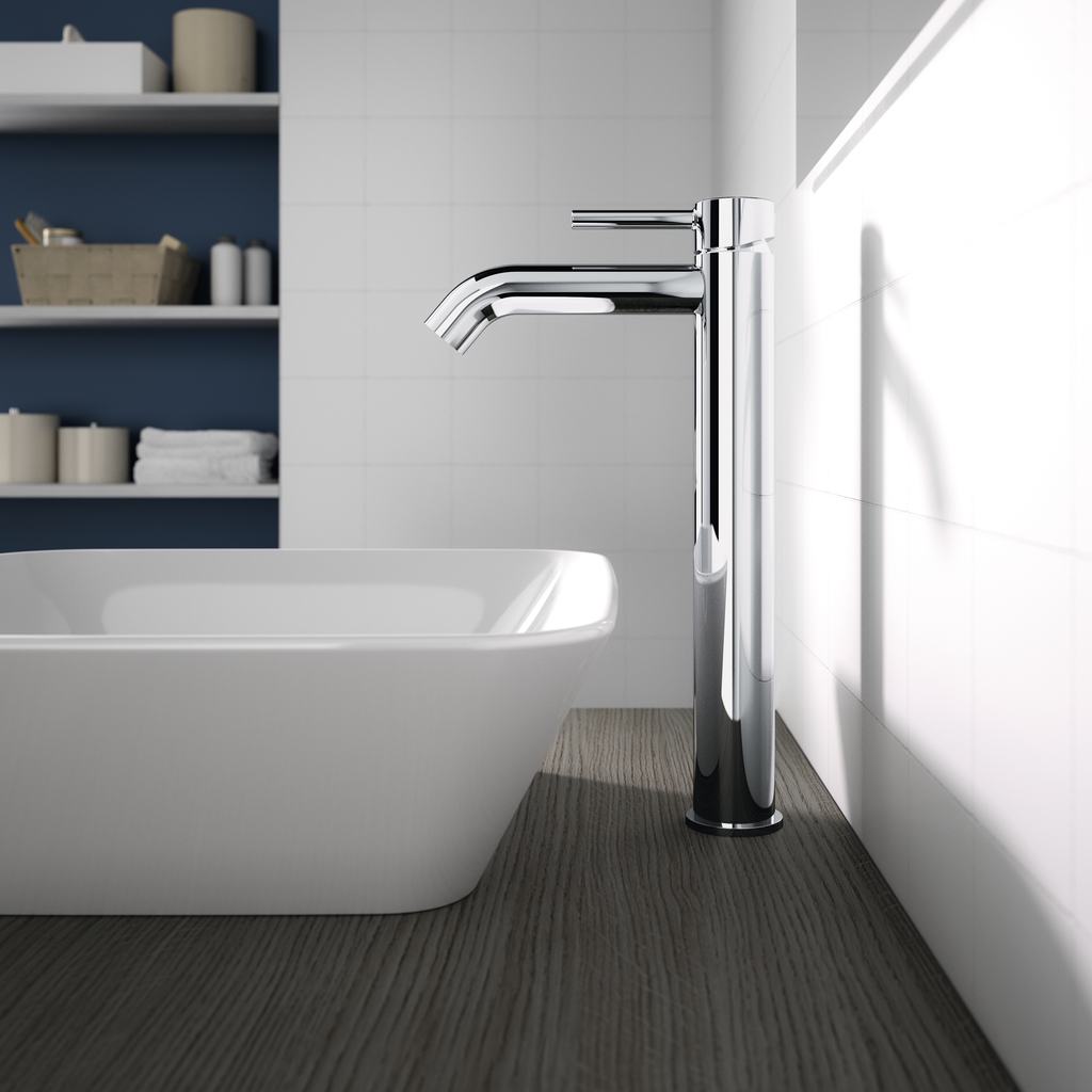 Ideal Standard Ceraline Смеситель для раковины, без д/к, высота излива 25 см, цвет: chrome BC269AA