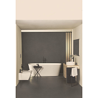 Ideal Standard Ceraline Смеситель для раковины, без д/к, высота излива 25 см, цвет: silk black BC269XG