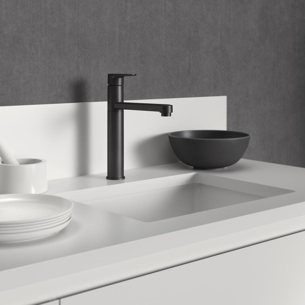 Ideal Standard Cerafine O Смеситель для кухни, цвет: silk black BC501XG