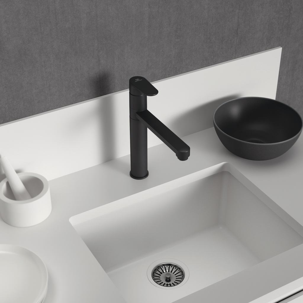 Ideal Standard Cerafine O Смеситель для кухни, цвет: silk black BC501XG