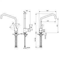 Ideal Standard Alpha Смеситель для кухни, цвет: chrome BC660AA