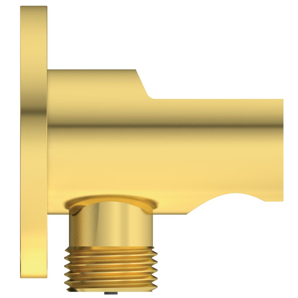 Ideal Standard Idealrain Шланговое подключение с держателем, цвет: brushed gold BC807A2