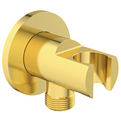 Ideal Standard Idealrain Шланговое подключение с держателем, цвет: brushed gold BC807A2