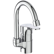 Ideal Standard Cerabase Смеситель для раковины, без д/к, высота излива 15,3 см, цвет: chrome BC835AA
