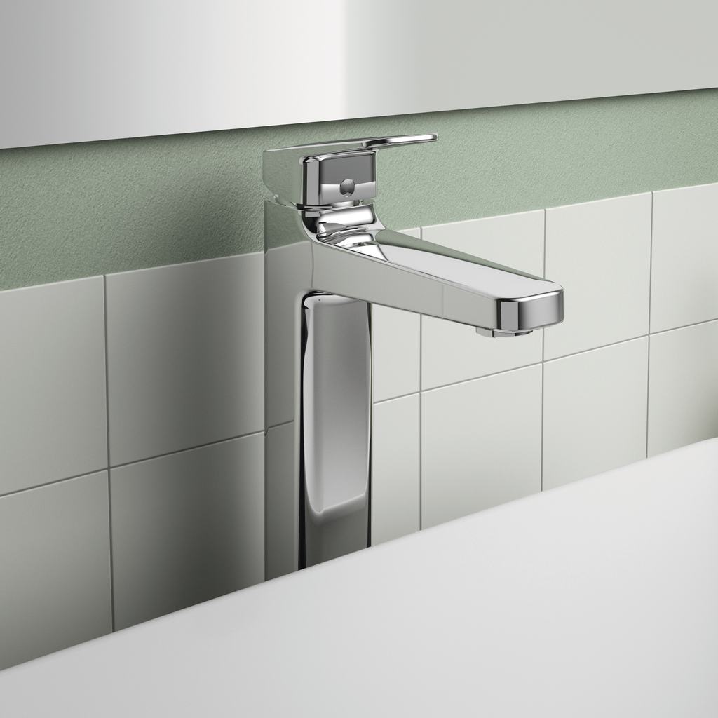 Ideal Standard Ceraplan Смеситель для раковины, без д/к, высота излива 24,7 см, цвет: chrome BD236AA