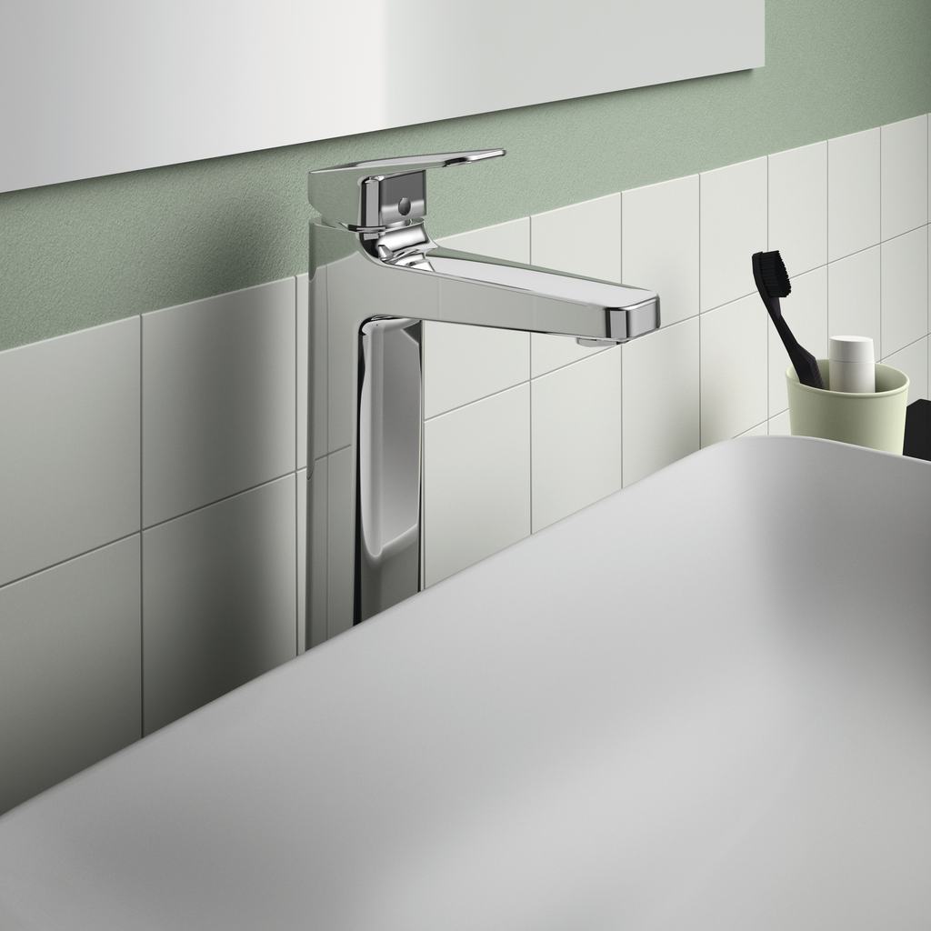 Ideal Standard Ceraplan Смеситель для раковины, без д/к, высота излива 24,7 см, цвет: chrome BD236AA