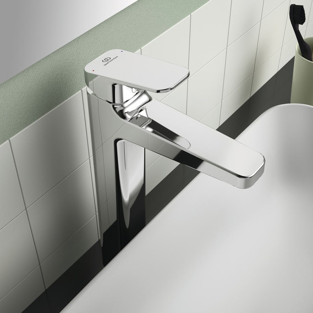 Ideal Standard Ceraplan Смеситель для раковины, без д/к, высота излива 24,7 см, цвет: chrome BD236AA