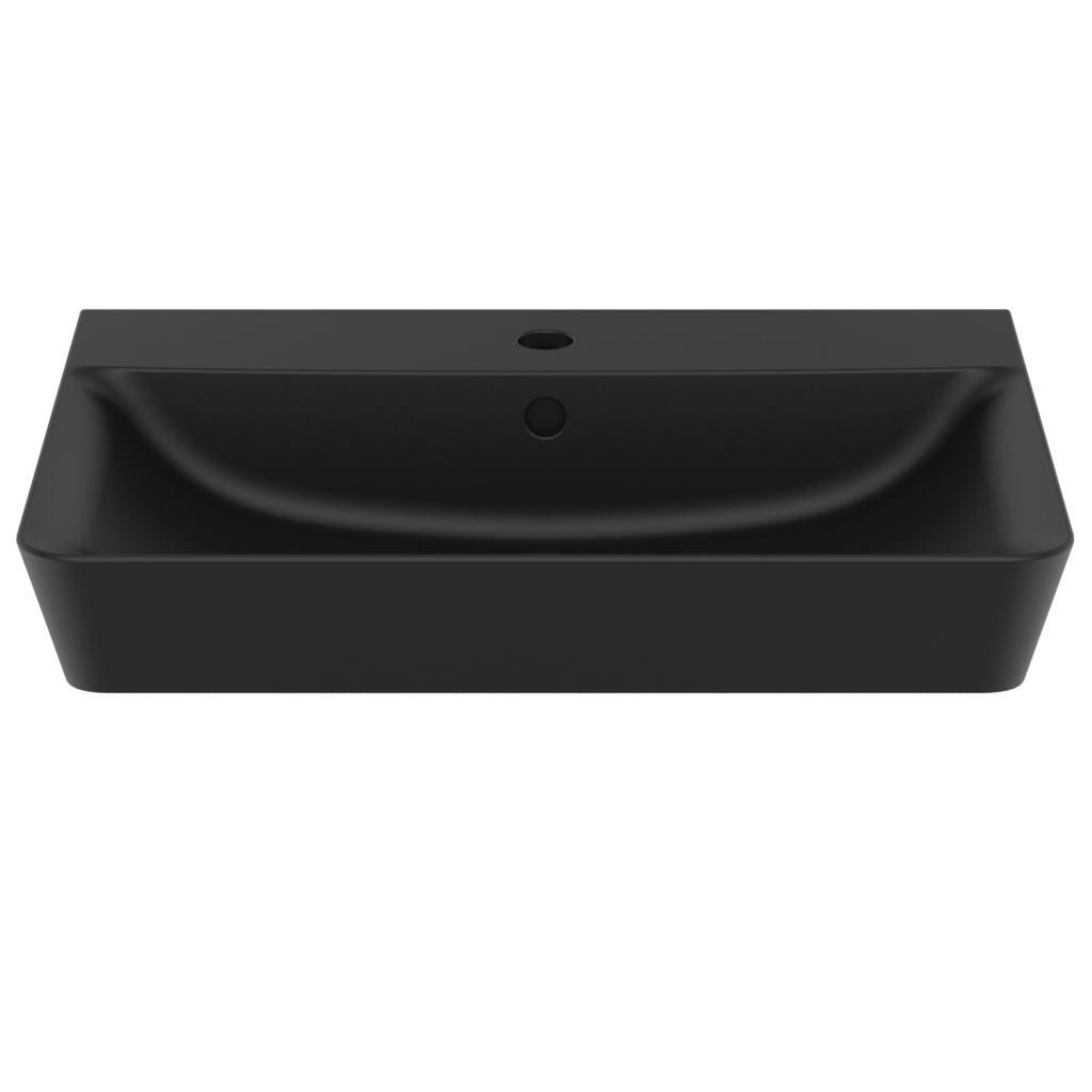 Ideal Standard Connect Air Раковина подвесная 60x46 см, с переливом, цвет: silk black E0298V3