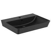 Ideal Standard Connect Air Раковина подвесная 60x46 см, с переливом, цвет: silk black E0298V3