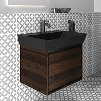 Ideal Standard Connect Air Раковина подвесная 60x46 см, с переливом, цвет: silk black E0298V3