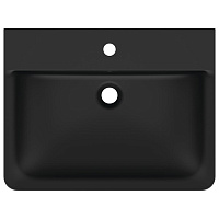 Ideal Standard Connect Air Раковина подвесная 60x46 см, с переливом, цвет: silk black E0298V3