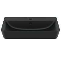 Ideal Standard Connect Air Раковина подвесная 60x46 см, с переливом, цвет: silk black E0298V3