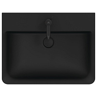 Ideal Standard Connect Air Раковина подвесная 60x46 см, с переливом, цвет: silk black E0298V3