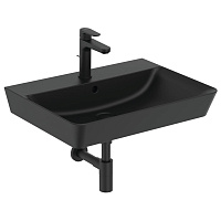 Ideal Standard Connect Air Раковина подвесная 60x46 см, с переливом, цвет: silk black E0298V3
