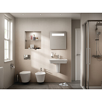 Ideal Standard Connect Air Полуколонна с крепежом, цвет: euro white E074801