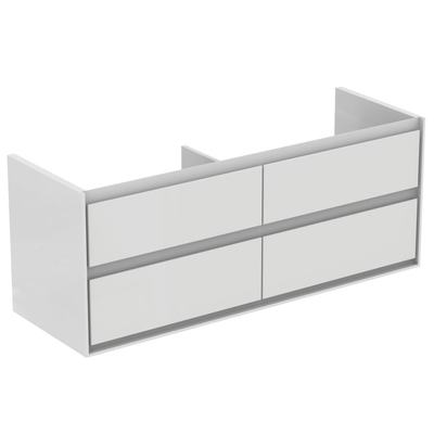 Ideal Standard Connect Air Тумба под раковину 130x44x51,7h см, цвет: glossy white/matt white E0824B2
