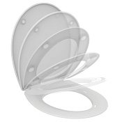 Ideal Standard Eurovit Крышка-сиденье для унитаза, с микролифтом, цвет: euro white E131801
