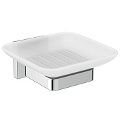 Ideal Standard Iom Square Мыльница, чаша из матового стекла, подвесная, цвет: chrome E2201AA