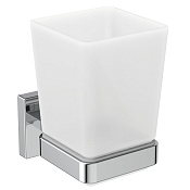 Ideal Standard Iom Square Стакан подвесной, из матового стекла, цвет: chrome E2204AA