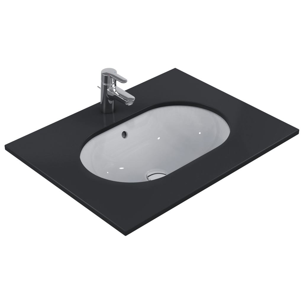 Ideal Standard Connect Раковина встраиваемая снизу 62x41 см, с переливом, цвет: euro white E505001