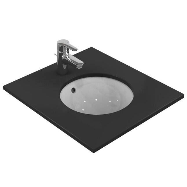 Ideal Standard Connect Раковина встраиваемая снизу 38x38 см, с переливом, цвет: euro white E505201