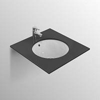 Ideal Standard Connect Раковина встраиваемая снизу 38x38 см, с переливом, цвет: euro white E505201