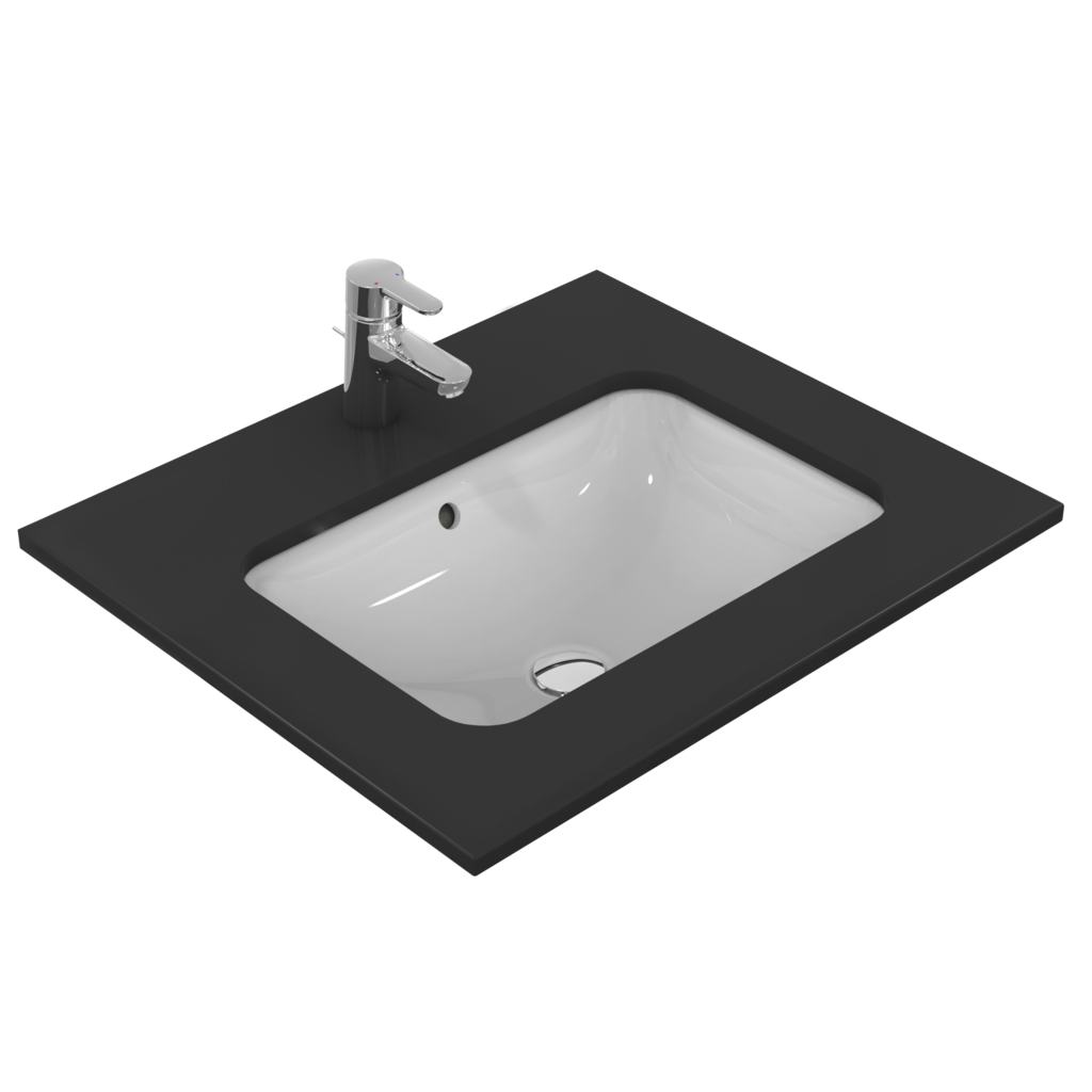 Ideal Standard Connect Раковина встраиваемая снизу 58x41 см, с переливом, цвет: euro white E506101