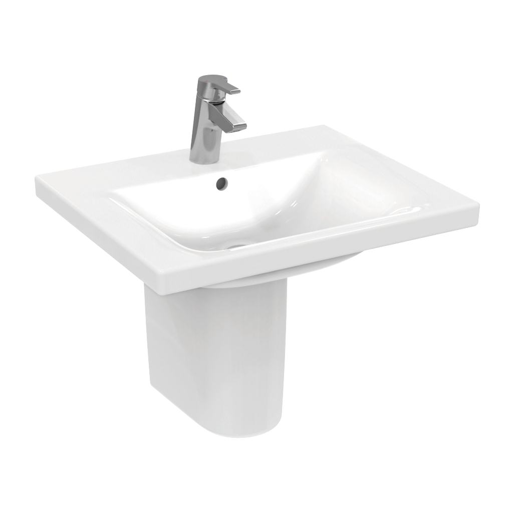 Ideal Standard Connect Полуколонна большая с крепежом, цвет: euro white E797401