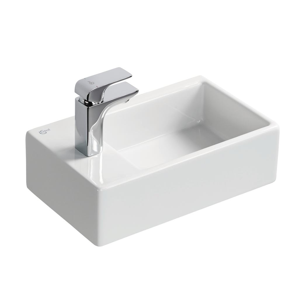 Ideal Standard Strada Раковина 45x27 см без перелива, площадка под смеситель слева, цвет: euro white K081701