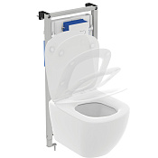 Ideal Standard Prosys Oleas Tesi Комплект: инсталляция, кнопка смыва, унитаз, цвет: silk white P3868V1