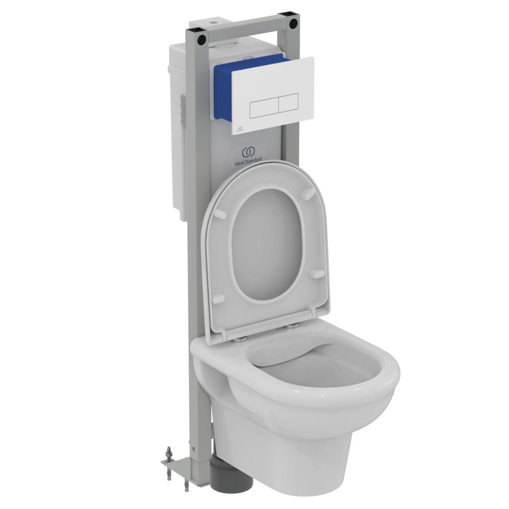 Ideal Standard Exacto Унитаз подвесной 36x48,5 см безободковый с крышкой микролифт, цвет: euro white R002601