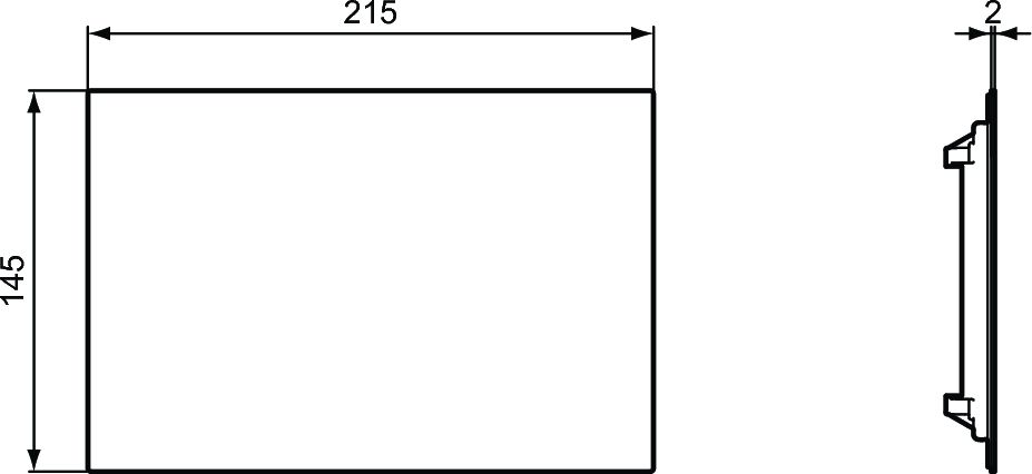 Ideal Standard Prosys Septa Pro Антивандальная инспекционная панель, цвет: white R0137AC