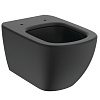 Ideal Standard Tesi Унитаз подвесной 36x53 см безободковый, цвет: silk black T0079V3